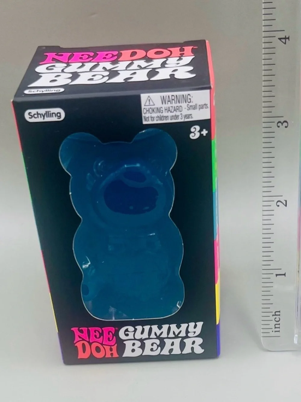 Authentic NEEDOH Gummy Bear Squishy Toy 💙 BLUE ~ Berry Blast! 🫐 NEW in BOX